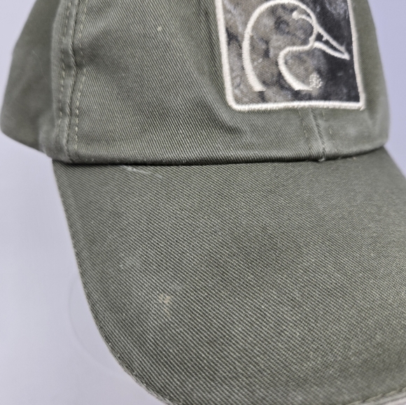 DUCKS UNLIMITED ARMY GREEN BASESBALL HAT CAP ACCESSORY UNISEX OS HUNTING OUTDOOR - Picture 4 of 13